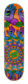 Santa Cruz Skate Mandala Hand, Multi, Size 8.125 x 31.7 + Grip