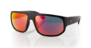 Carve Modulator Iridium Sunglasses, Matt Black