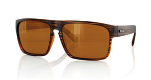 Carve Vendetta Polarized Sunglasses, Stripe Brown