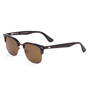 OTIS 100 Club Polarized Sunglasses, Havana/Brushed Copper/ Brown