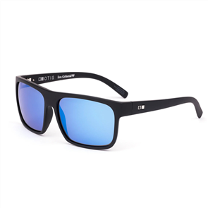 OTIS After Dark Polarized Sunglasses, Matte Black/ L.I.T Polar Mirror Blue