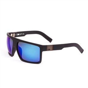 OTIS Capitol Polarized Sunglasses, Matte Black/ Mirror Blue Polar