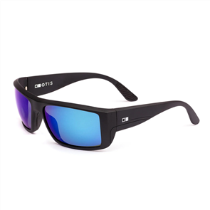 OTIS Coastin Slim Polarized Sunglasses, Matte Black/Mirror Blue Polar