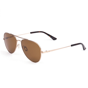 OTIS Drift  Sunglasses, Brushed Gold/ Eco Havana/ Brown