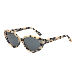 OTIS Poppy Sunglasses, Ivory Tort/Smokey Blue
