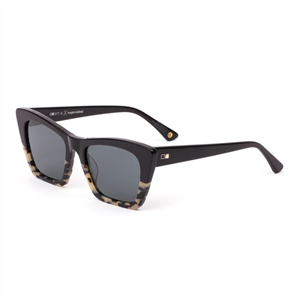 OTIS Vixen Sunglasses, Black Iron Tort/Smokey Blue