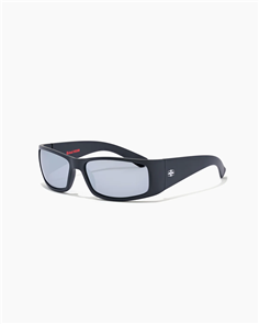 RITUAL VISION DOOMSDAY MACHINE SUNGLASSES, MATTE BLACK / SILVER-GREY POL