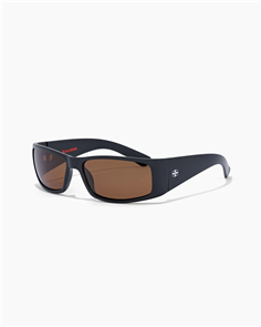 RITUAL VISION DOOMSDAY MACHINE SUNGLASSES, POLISHED BLACK / BRONZE POL