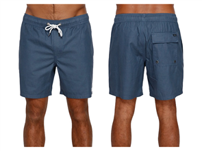 RVCA Gerrard Elastic Short, Moody Blue