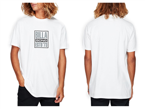 Billabong BLOCKED SHORT SLEEVE T-SHIRTS, WHITE