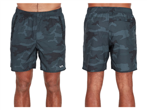 RVCA YOGGER III WALKSHORTS, CAMO