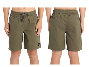 Hurley BOYS PLEASURE POINT VOLLEY, Medium Olive
