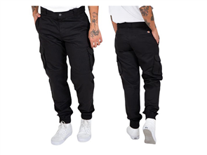 Dickies CP888 CARGO TAPPERED FIT CUFFED WORK PANT, BLACK