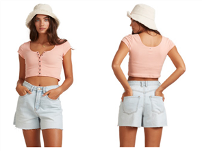 Billabong WARM DAYS TOP, PEACHY HAZE