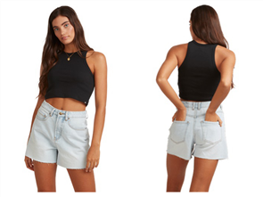 Billabong JESSIE TANK, BLACK