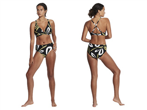 Seafolly DD Tri Bra Bikini Top, Black