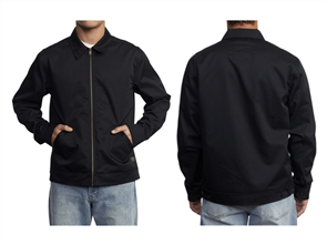 RVCA DAY SHIFT JACKET,  BLACK