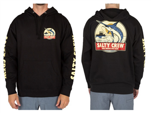 Salty Crew DEEP DROP FLEECE, BLACK