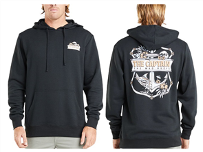 The Mad Hueys TROPIC CAPTAIN PULLOVER, BLACK