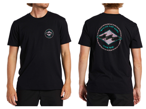 Billabong ROTOR DIAMOND SS TEE, BLACK