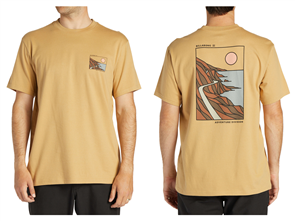 Billabong GATEWAY SS TEE, DUSTY GOLD