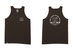 Salty Crew LATERAL LINE TANK, BLACK
