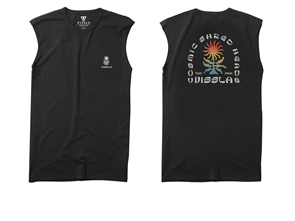 Vissla Super Cosmics Organic Sleeveless, Black