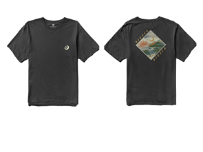 Vissla Seascape Organic SS Tee, Black