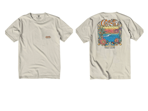 Vissla Visuals Organic SS Tee, Bone