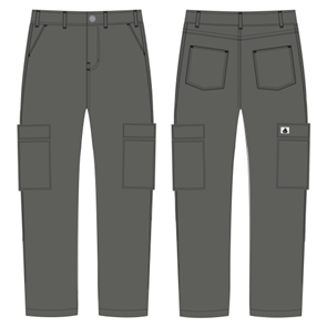 XLARGE 91 CARGO PANT, CHARCOAL
