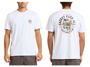 The Mad Hueys STILL CATCHING FK ALL TEE, WHITE