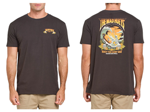 The Mad Hueys RAISING SWELL TEE, VINTAGE BLACK