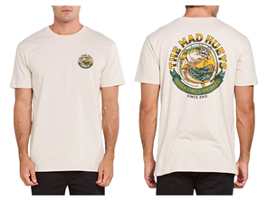 The Mad Hueys KEEPING IT REEL TEE, CEMENT