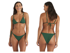 Roxy PALM SHADOWS TS HL CHEEKY BIKINI BOTTOM, EVERGREEN