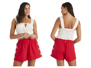 Roxy CHASE SHORT, RIO RED