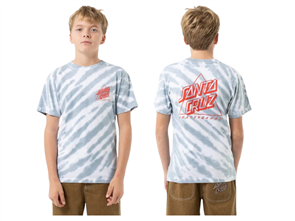 Santa Cruz NOT A DOT HOLLOW TEE, SLATE TIE DYE