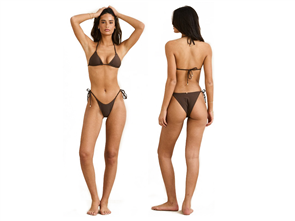 Rhythm CLASSIC SLIDE TRI TOP, CHOCOLATE