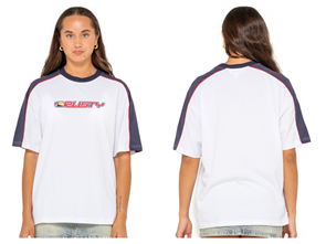 Rusty ARCHIVED SHOOTER OVERSIZE TEE, WHT