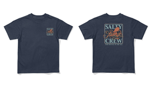 Salty Crew INK SLINGER TODDLER TEE, NAVY