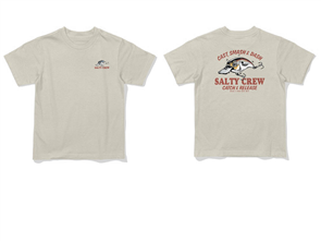 Salty Crew CAST LIFE TODDLER SS TEE, BONE