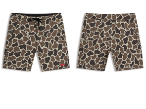 FLORENCE MARINE X Cordura Airtex Boardshort, Tundra Camo