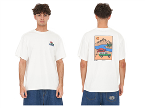 Huffer SUP TEE 190/IN TENTS, CHALK