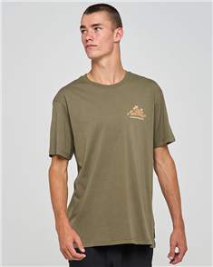 The Mad Hueys ROD RAG SS TEE, OLIVE