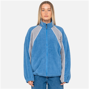 Rusty TWO TIDES ZIP THROUGH SHERPA FLEECE