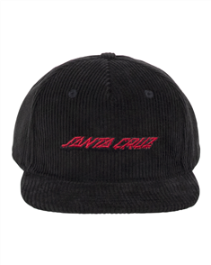 Santa Cruz YOUTH SLIME STRIP CAP, BLACK