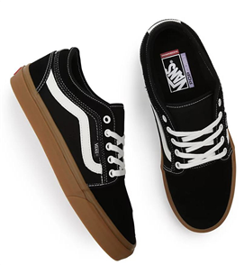 Vans CHUKKA LOW SIDESTRIPE SHOE, BLACK/GUM