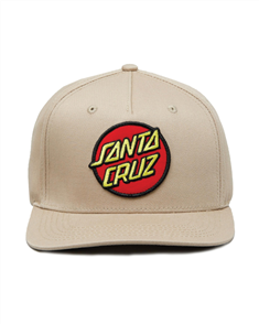 Santa Cruz CLASSIC DOT PATCH CAP, COBBLESTONE