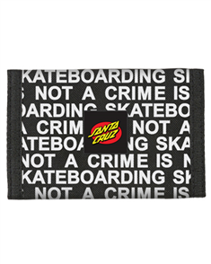 Santa Cruz NOT A CRIME WALLET,BLACK-WHITE
