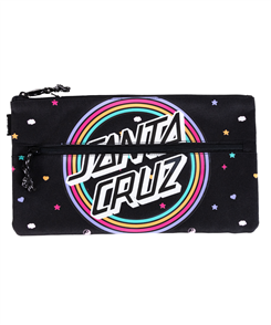 Santa Cruz BOW DOT PENCIL CASE,BLACK