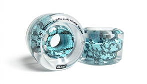 Globe Tropic Slideskate Longboard Wheels, Clear Viper, 70mm